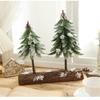 Tabletop Christmas Tree Lighted Artificial Xmas Tree With DIY Tabletop Ornament For Home Holiday Decor