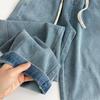 Женские джинсы из лиоцелла Tencel с высокой посадкой и широкими штанинами в пол - летний стиль