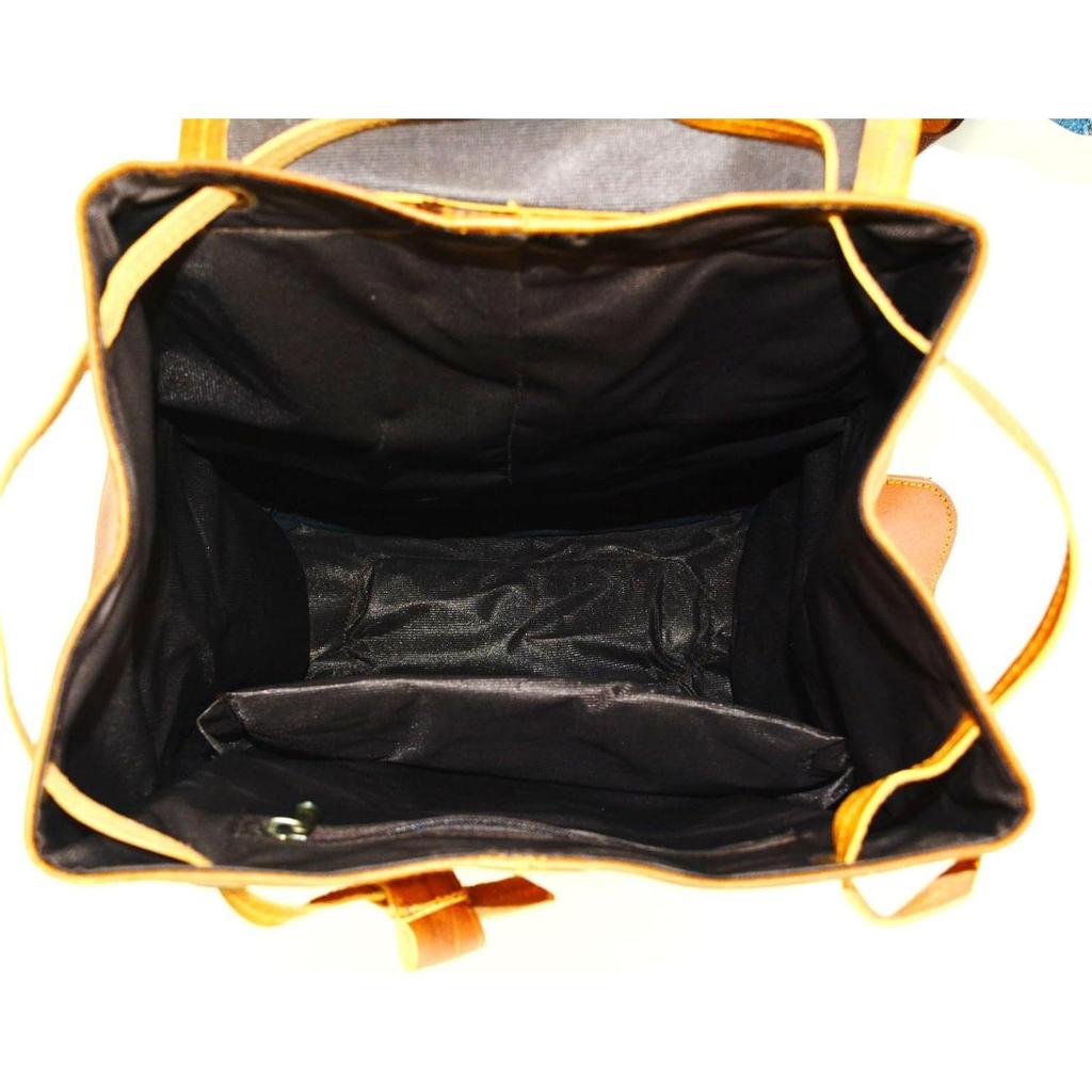 Genuine Leather Vintage Handmade Casual College Day-pack Cross Body Messenger Backpack