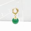 Серьги-подвески из халцедона «Супер Сайян» - Косплей Сунь Укуна Черного У.