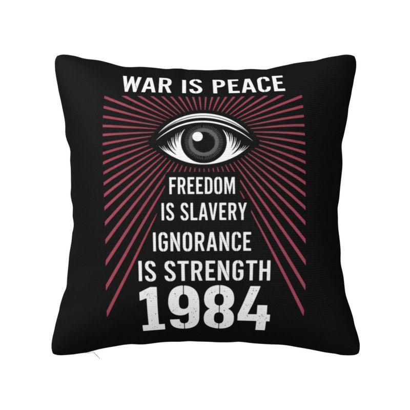Наволочки Джорджа Оруэлла «1984» x см Велюровая наволочка для декоративной подушки на диван, в машину, квадратная наволочка для дома