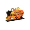 Деревянные украшения для стола Happy Halloween, оранжевые украшения для стола Cushaw, украшения для вечеринки на Хэллоуин