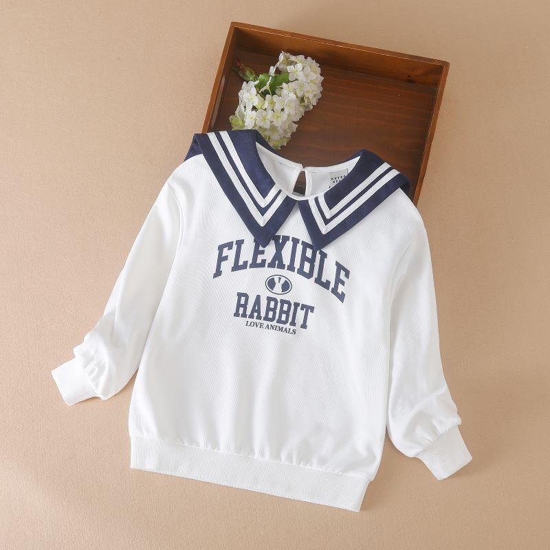 Модные топы для девочек, свитшот с длинными рукавами, весна-осень, рубашка-поло с отложным воротником для маленьких девочек, хлопковые осенние детские рубашки, одежда