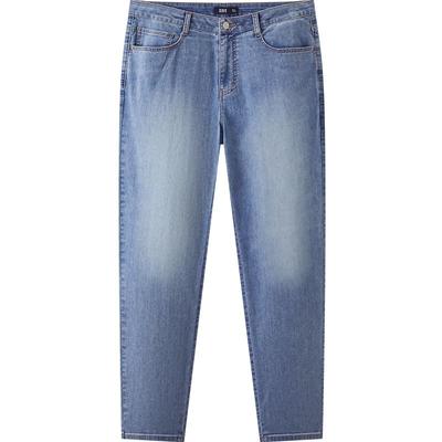 Мужские летние джинсы Semir Senrou с потертостями, прямые