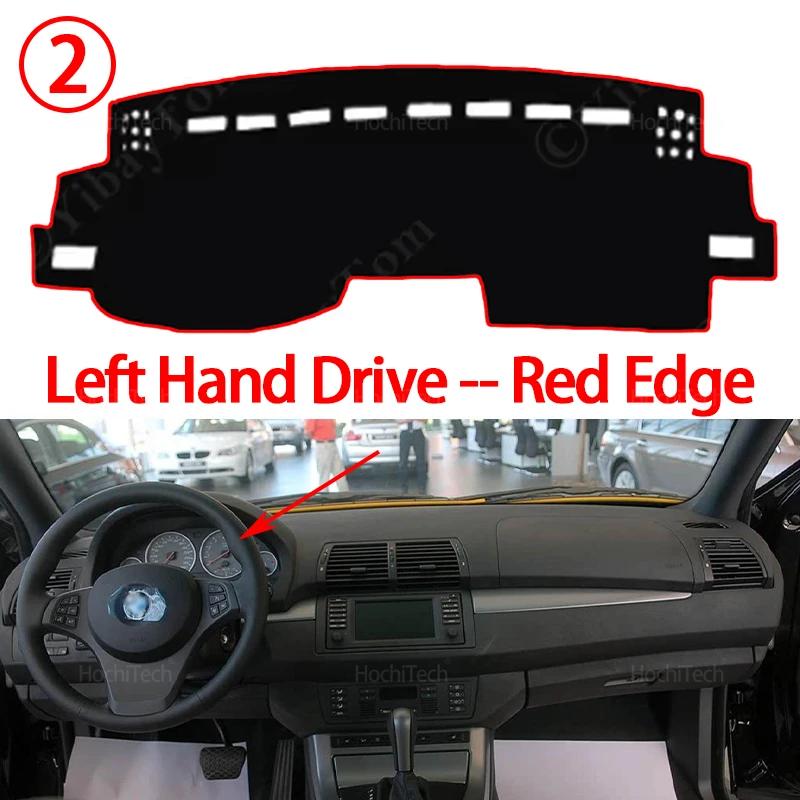 Для BMW X5 E53 1999 2000-2006 Накладка на панель приборов автомобиля Предотвращающая блики Коврик от солнца Противо-УФ Ковры Нескользящий Чехол Маты 2001 2002 2003