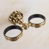Cup & Tumbler Holders Glass Cup Brass Antique Toothbrush Cup Holder Set Luxury Bathroom Accessories Wall Tumbler Holders 10703F