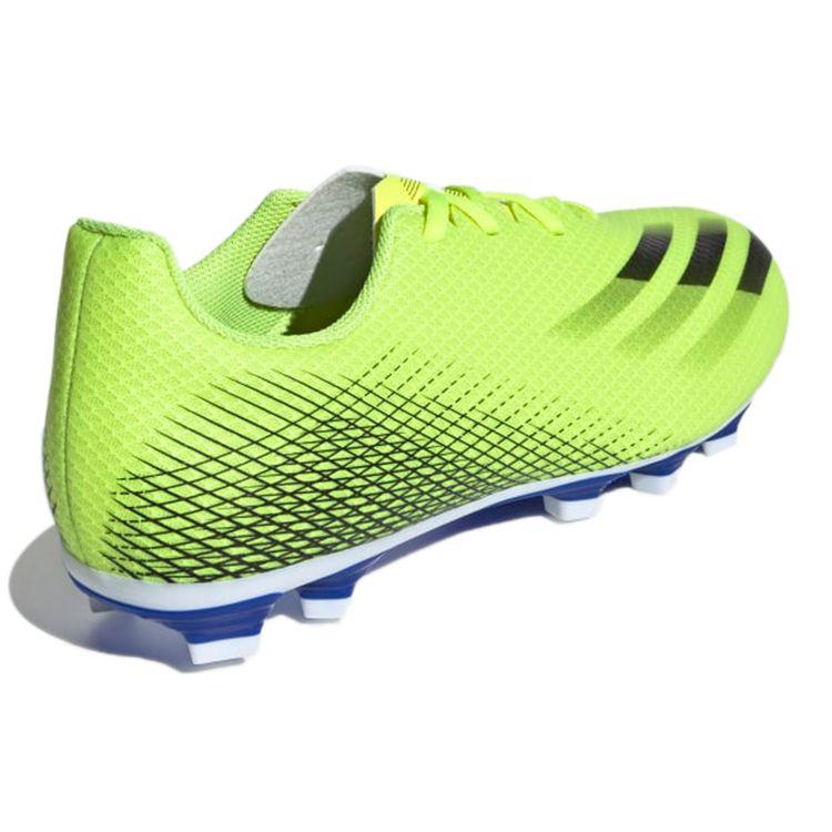 Adidas X Ghosted.4 FG Solar Yellow Мужские кроссовки Core-Black Royal-Blue FW6953