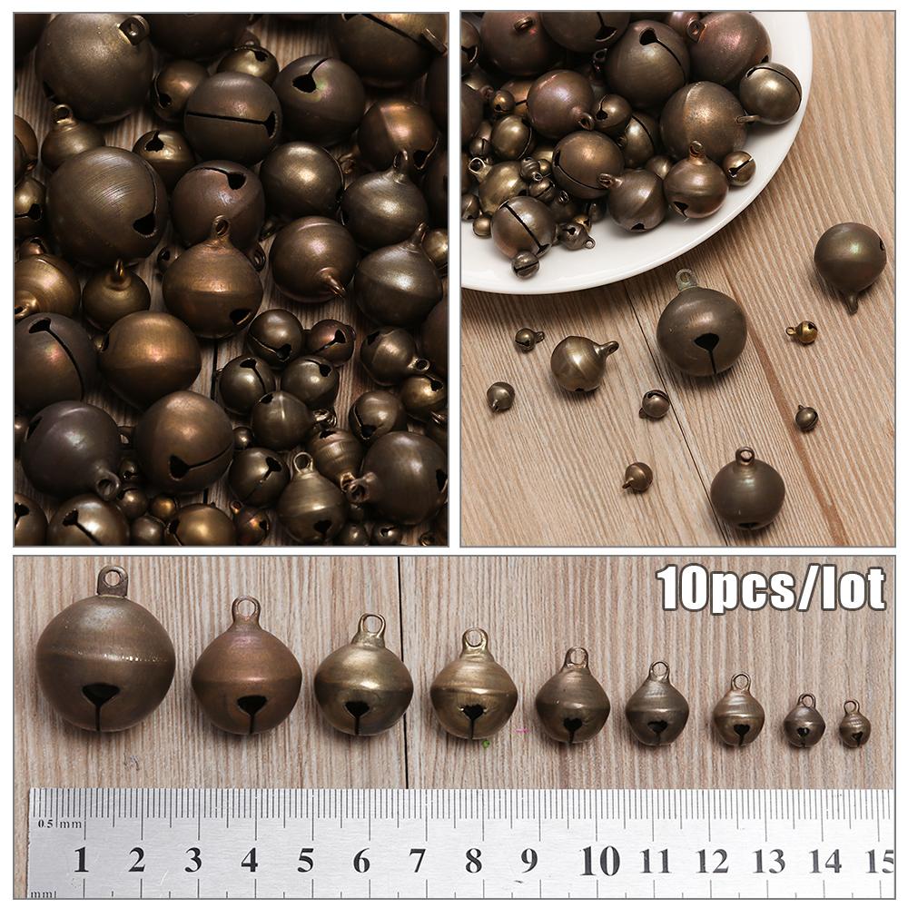 Christmas Tree Ornaments Bracelet Copper Jingle Bells Retro Bronze Campanula Accessories Small Bell