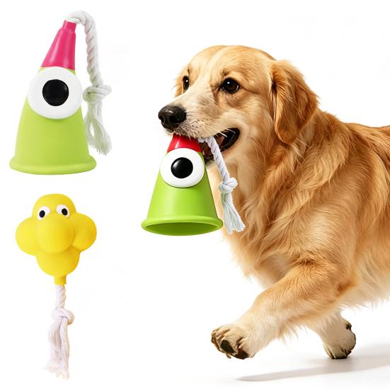 Pet Toy Soft Latex Material Sound Design Interactive Puppy Chew Toy Cartoon Design Teeth Oral Health Safe Chew