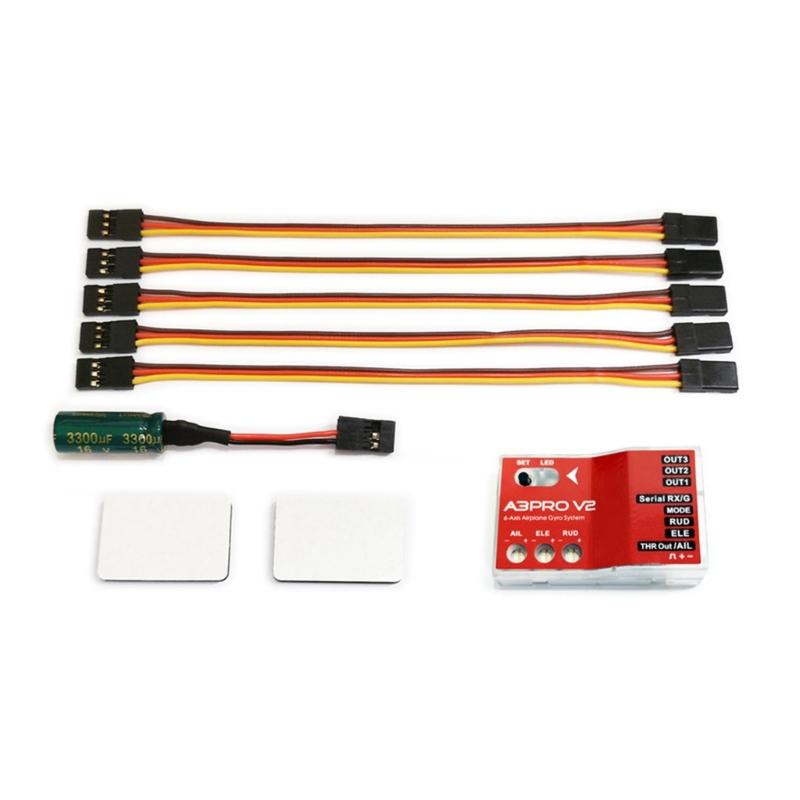 A3 V2 6 Axised Flight Control Gyroscope Balancing Apparatus 6 Flight Mode Remote Controls Aeroplane Stabilization