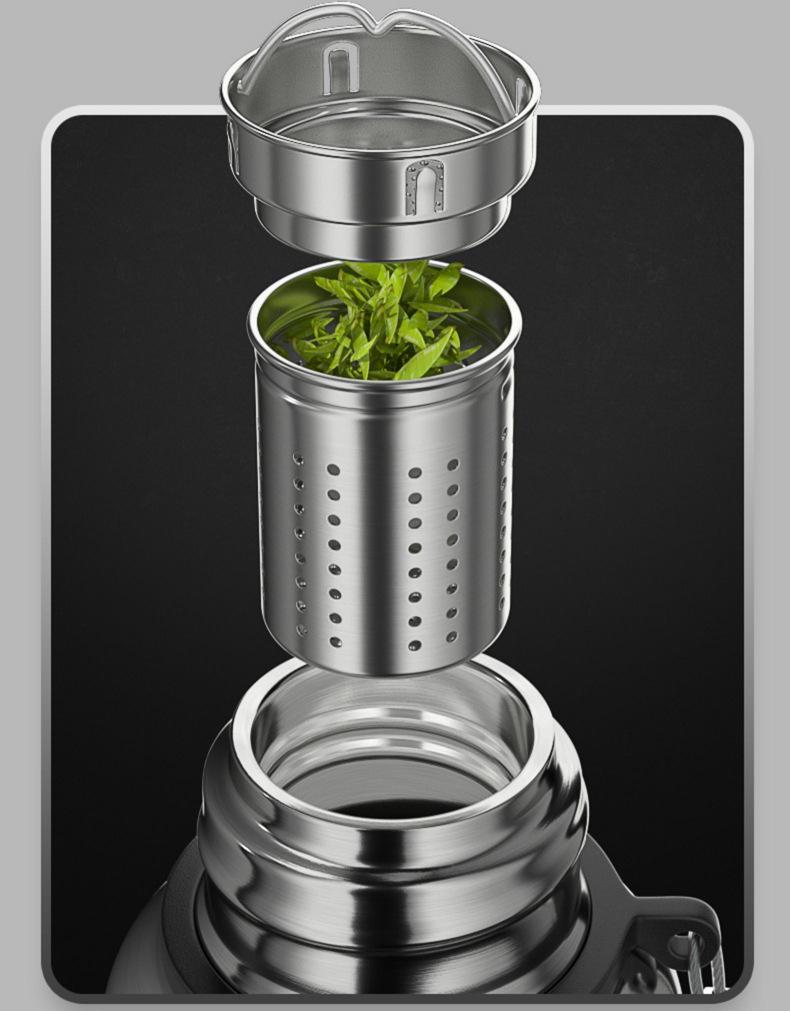 316 Stainless Steel Antibacterial Insulated Kettle: Men's Large Capacity Tea Cup