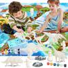 kids toys DIY Painted Dinosaur Graffiti Painting Game 44 PCS Set Of Children's Toys roses