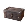 Vintage Jewelry Storage Box with a Lock Retro Style Desktop Organizer Collection Gift Box  Home Use