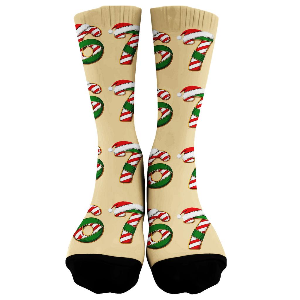 Милые и игривые носки носки до середины икры длинные носки носки с принтом