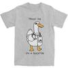 Quack Duck Doctor Men Women T Shirt Humor Joke Apparel Vintage Tees T-Shirt Big Size Clothes