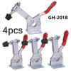2/4/5 шт. GH-201 горизонтальный шарнирный зажим быстросъемные зажимы набор прочный вертикальный шарнирный зажим ручной инструмент для деревообработки