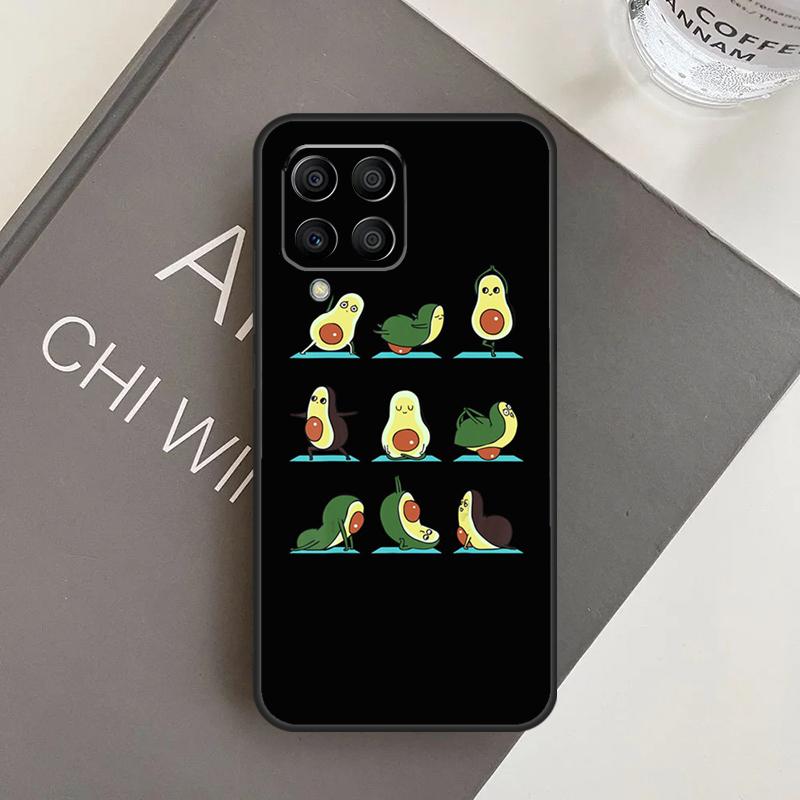 Avocado Yoga Case For Samsung Galaxy M15 M35 M55 M56 M36 M16 M06 M31 M13 M33 M53 M12 M32 M52 M14 M34 M54