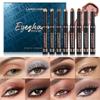 8-color Eye Shadow Stick Set 2-in-1 Eye Shadow Highlight Stick Waterproof and Sweat Resistant Makeup Gift Box Suitable for Daily Dressing
