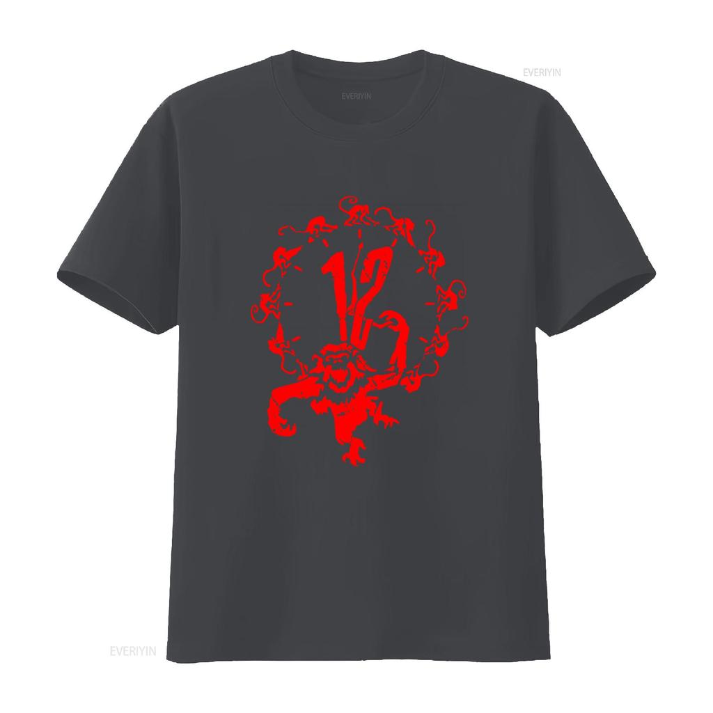 12 Monkeys Cult Movie T Shirt Red Monkey Design All Sizes NEW vintage Washed designer clothes Stylish Stretched graphic Unisex