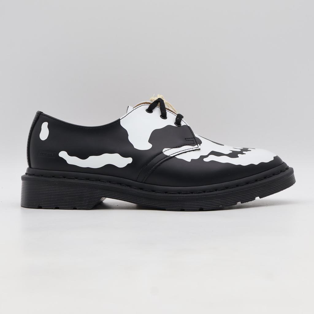 42936001 Supreme Dr.Martens 1461 Череп 3 Люверс Черный Белый (25ОЗ Неделя14) (Мужчины