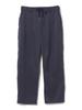 Beams Heart Men's Polymelange Twill Wide-Leg Pants, Navy, XL