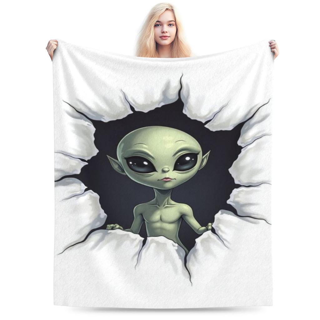 Alien Personalized Comfortable Decorate Home An UltraSoft Micro Fleece Blanket
