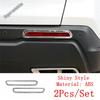 2PCS Rear Bumper Fog Lights Lamps Frame Decoration Cover Trim For Honda CR-V CRV  2024 2025 ABS Chrome Accessories Exterior