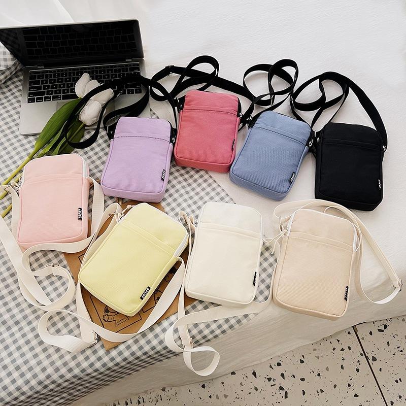 New Fashion Mobile Phone Bag Women's Messenger Bag All-match Mini Small Crossbody Bag Hanging Neck Coin Purse Vertical Handbag CLE
