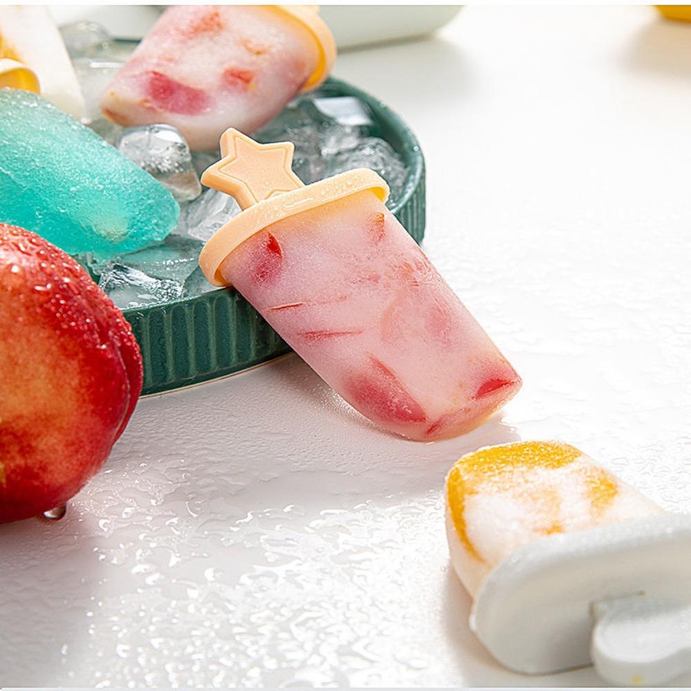 Кухонные принадлежности Летняя вечеринка Форма для мороженого своими руками с крышкой и палочкой Мороженицы многоразовые