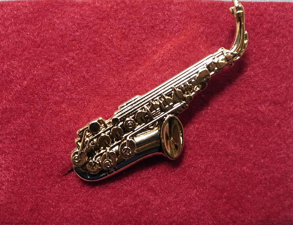 NAKANO Standard Brooch Alto Saxophone Gold MM-80P/ASX/G