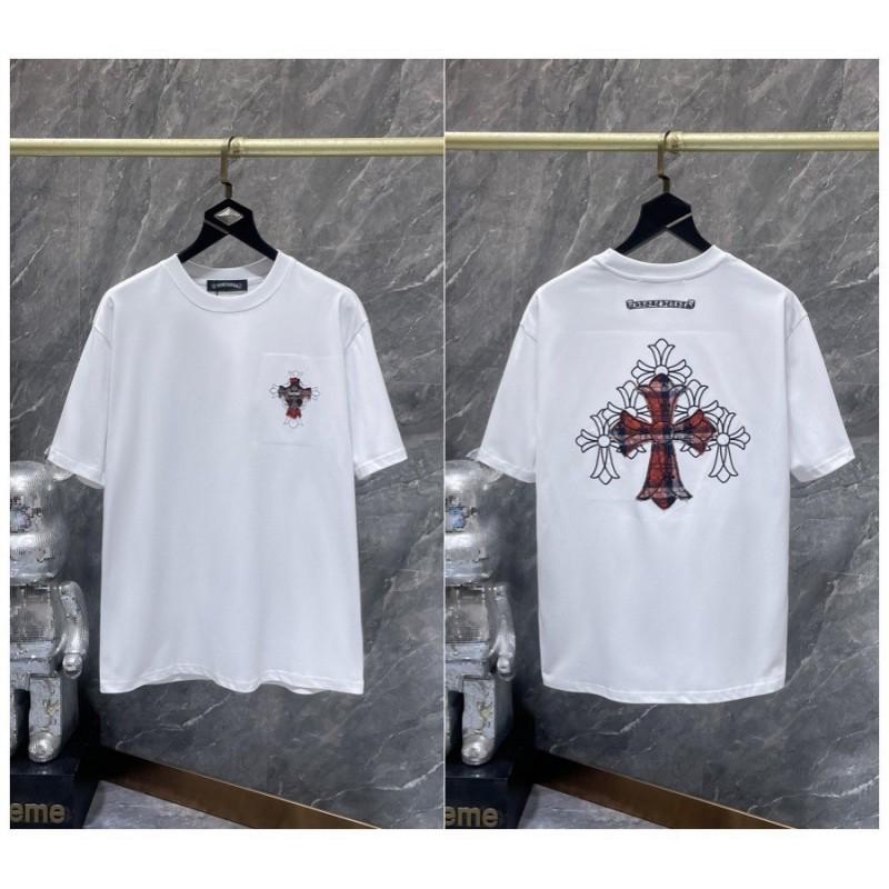 Unisex Loose Fit Cotton T-Shirt With Sanskrit Cross Sword Print Streetwear Tee