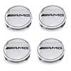 For Benz a24Pcs 75MM Car Wheel Center Hub Caps AMG Wreath for Mercedes Benz GLE GLK SLK CLA CLK W203 W204 W205 W209 W210 W211 W212