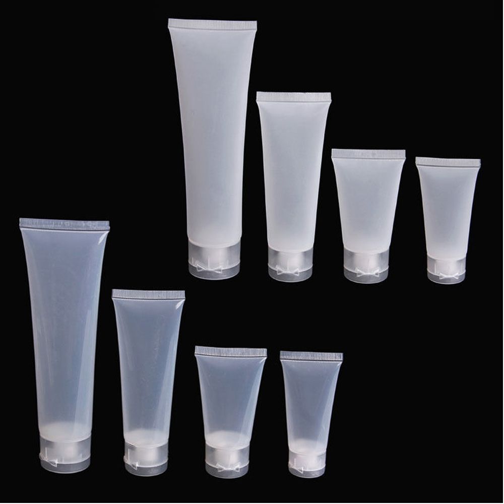 Tubes More Specifications Plastic Portable Hand Cream Transparent Cosmetic Bottles Facial Cleanser