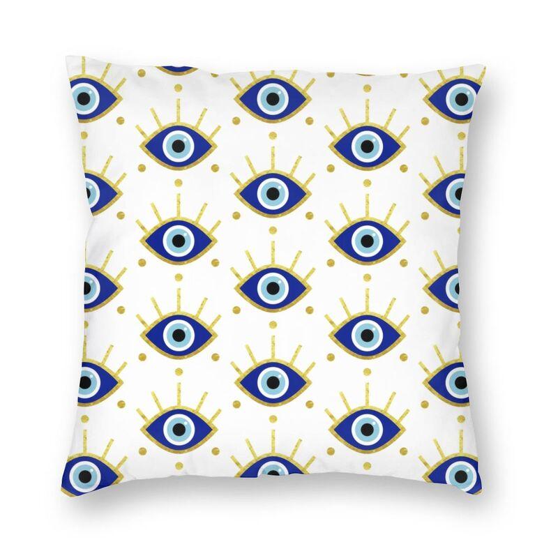 Чехол для подушки с черным художественным рисунком «Сглаз», наволочка для дома, гостиной, дивана, украшения автомобиля, наволочка, наволочка
