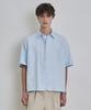 COSTUME O’CLOCK [Coclx Type] Solid Semi-Crop Short Sleeve Shirt 2 Color Coossh204