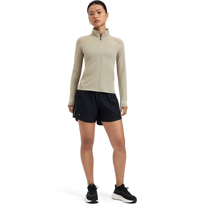 Under Armour Крутая куртка для тренировки талии, спортивная, дышащая, однотонная, женская куртка 6007554-203