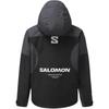 SALOMON Windstopper Gore-Tex Color Block Hooded Zip-Up Windbreaker Jacket Men Jackets Black C28024