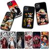for Motorola Moto G04 G13 G14 G22 G23 G20 G32 G34 G35 G64 G82 G84 G53 G60 G72 E14 E15 E13 Case Red Hair Luffy One Piece Shanks