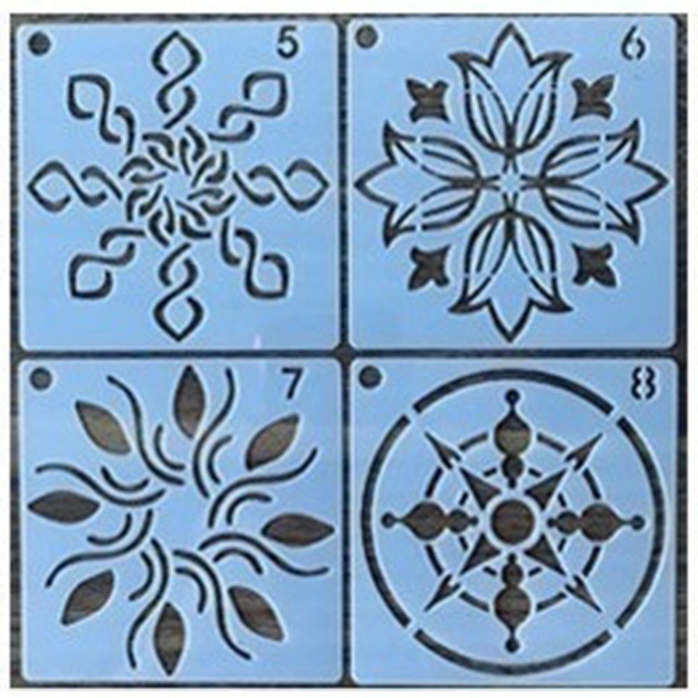 36 шт трафареты мандалы DIY украшения дома рисунок лазерная резка шаблон 1 упаковка настенный трафарет живопись для деревянной плитки ткань YSL