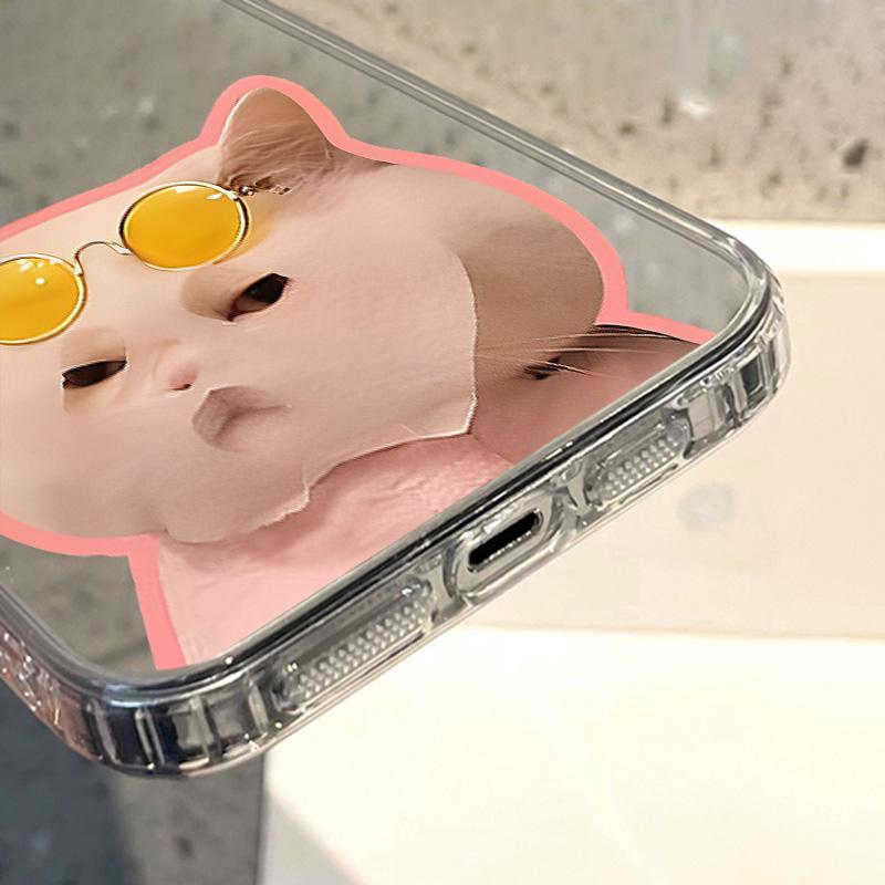 Mobile Phone Cases for iPhone 11 13 XR 15 Pro Max 12 14 Pro Max Case iPhone 16 XS Max Mirror Protective Case Mirror Exquisite Cartoon Waterproof