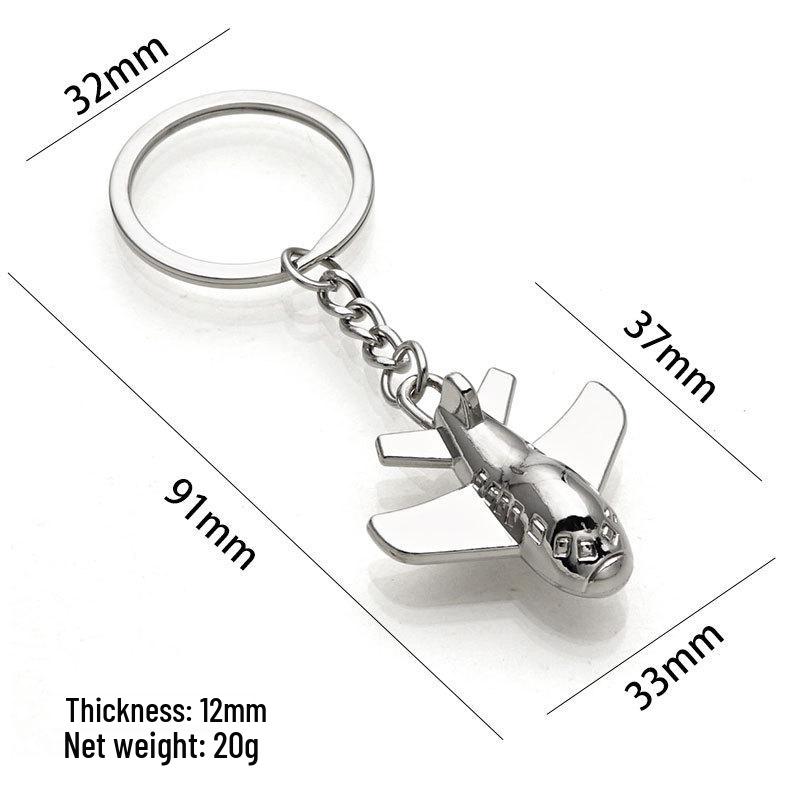 Брелок-модель самолета J-20: 3D Подвеска в виде самолета Сувенирный подарок