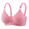 Wire-Free Thin Cup Plus Size Women's Anti-Sag Bra for Middle-Aged and Elderly