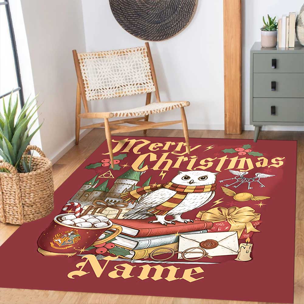Warner Bros. Works Customize your name rug, office chair cushion, home bedroom living room gift.