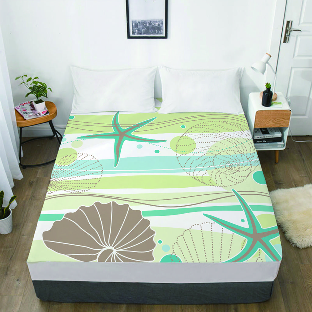 Постельное белье 3D-печатный узор простыня чехол для матраса эластичная простыня на резинке комплект из 3 предметов домашний текстиль