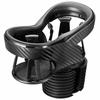 CARMATE Car Drink Holder Quattro X Twin Cup Holder Carbon Style DZ523