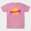 Футболка женская Melting Planet Gold And Pink Harajuku Print Kawaii футболка летняя с коротким рукавом женская футболка топ футболка