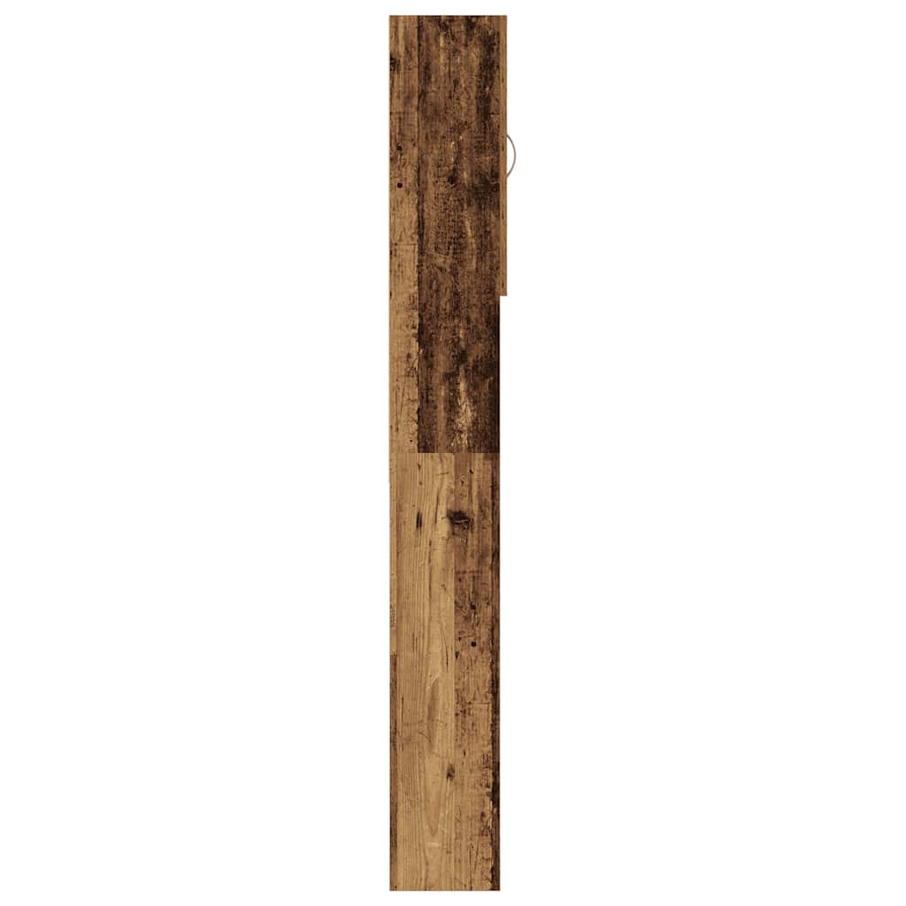 Vidaxl Szafka Na Pralkę, Stare Drewno, 64X25,5X190 Cm