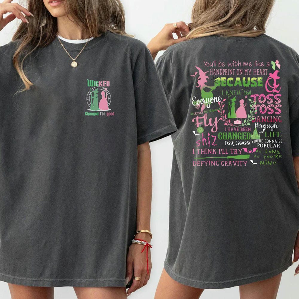 Wicked Comfort Shirts For Women Retro Defy Gravity Broomstick Magic Wand Tee Wizard Movie Fan Gift for Her Y2K Top Streetwear