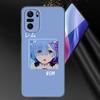Чехол для телефона Anime Cute REM для Xiaomi Mi POCO X3 NFC GT M4 M3 12 11T 10T Pro A3 11 Lite NE 5G 12X 11i F3, мягкий черный чехол из ТПУ