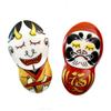 Tubbies Chopstick Rests Kutani Ware 2 Pieces Fun Amulet Set Hannya Daruma Pair